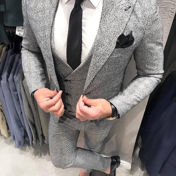 Men suit slim fit suit  clothing